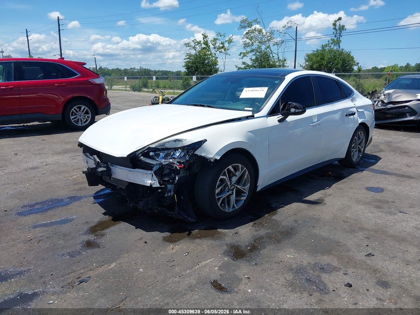 Vin: kmhl14ja1na237621, lot: 45807565, hyundai sonata sel 20222