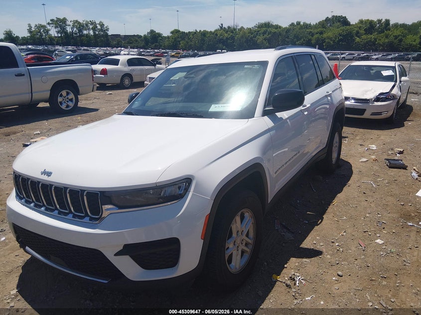 Vin: 1c4rjhag3pc543849, lot: 45807573, jeep grand cherokee laredo 4x4 20232