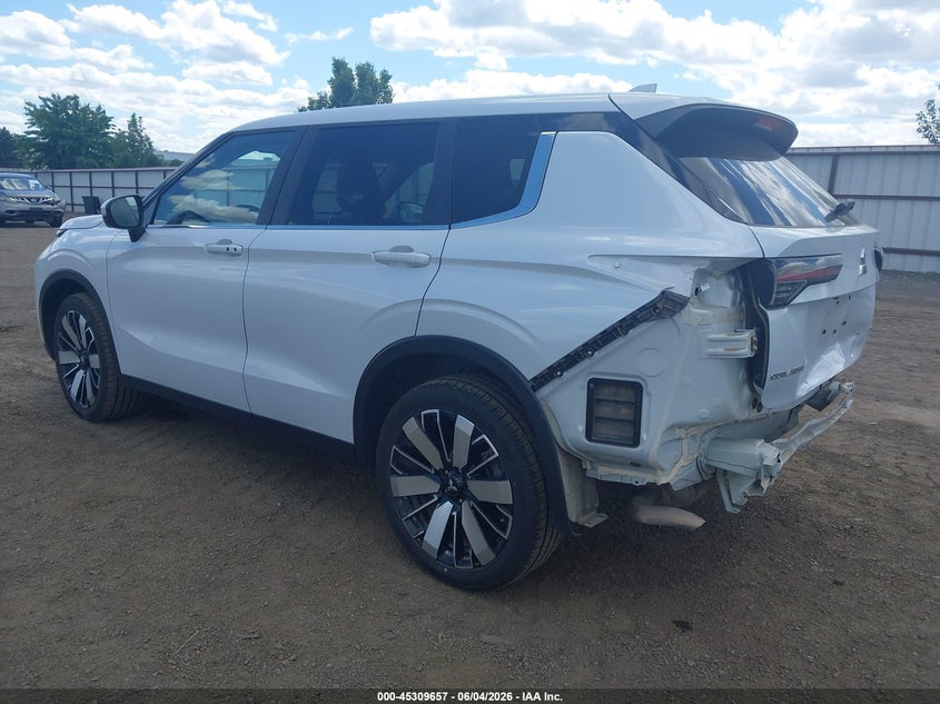 Vin: ja4j4va80sz018064, lot: 45807583, mitsubishi outlander se 2.5 s-awc/trail edition s-awc 20253