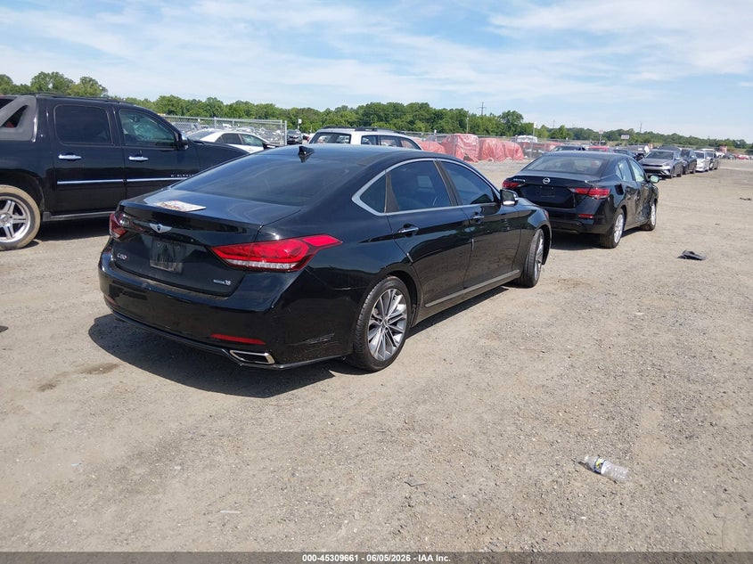 Vin: kmhgn4je5gu140755, lot: 45807587, hyundai genesis 3.8 20164