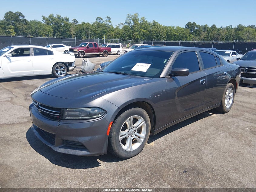 Vin: 2c3cdxbg7fh768247, lot: 45807589, dodge charger se 20152