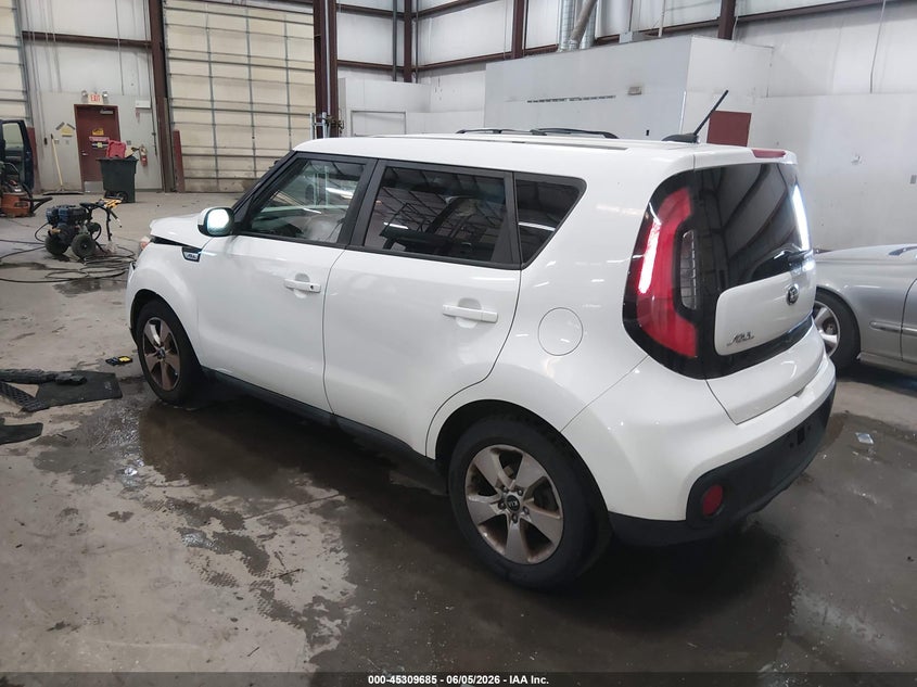 Vin: kndjn2a29h7438438, lot: 45807611, kia soul 20173