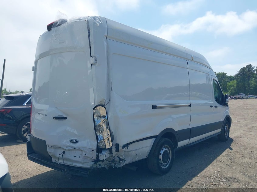 Vin: 1ftbw3x8xpkb75343, lot: 45807614, ford transit-350 cargo van 20234
