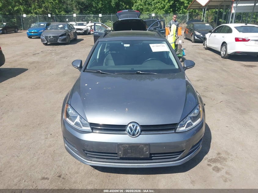 2016 Volkswagen Golf Sportwagen Tsi Se 4-Door VIN: 3VWC17AU2GM514277 Lot: 45309726