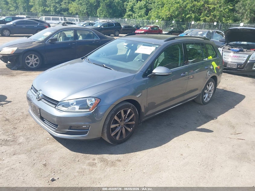 Vin: 3vwc17au2gm514277, lot: 45807653, volkswagen golf sportwagen tsi se 4-door 20162