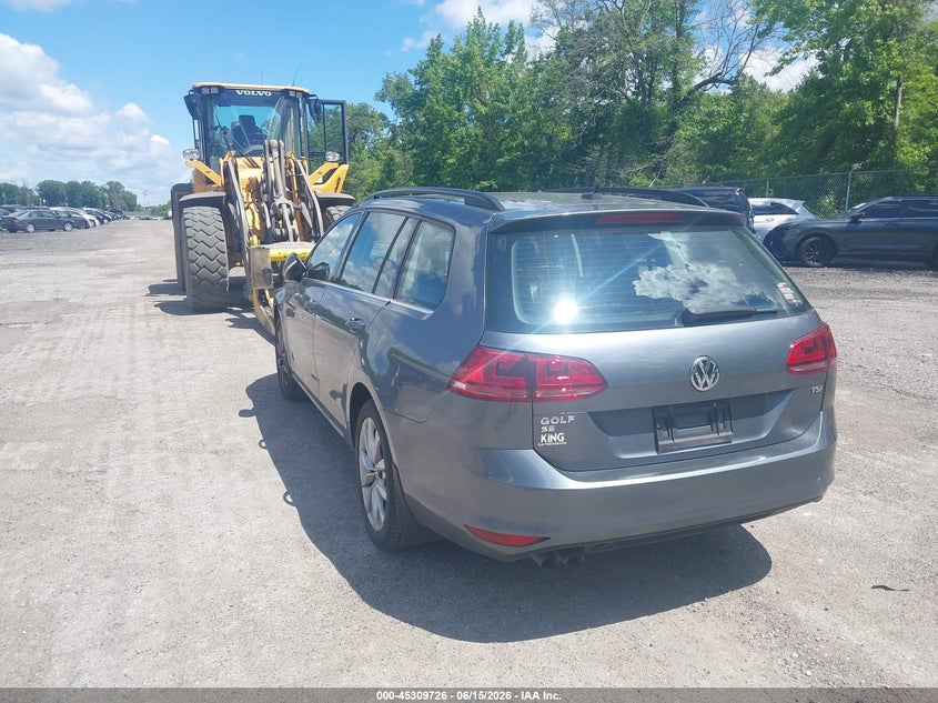Vin: 3vwc17au2gm514277, lot: 45807653, volkswagen golf sportwagen tsi se 4-door 20163