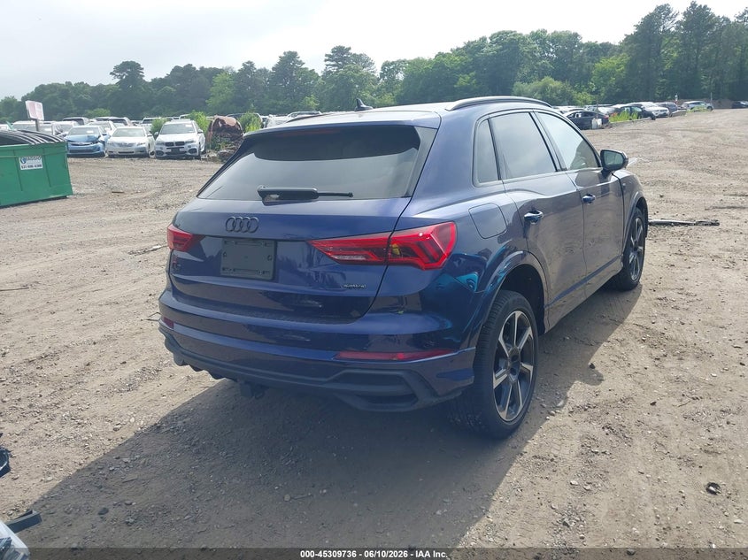 Vin: wa1eecf33s1042874, lot: 45807662, audi q3 premium 45 tfsi s line quattro tiptronic 20254