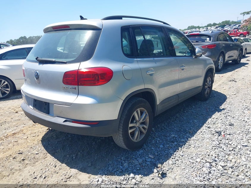 Vin: wvgav7ax3fw524187, lot: 45807669, volkswagen tiguan s 20154