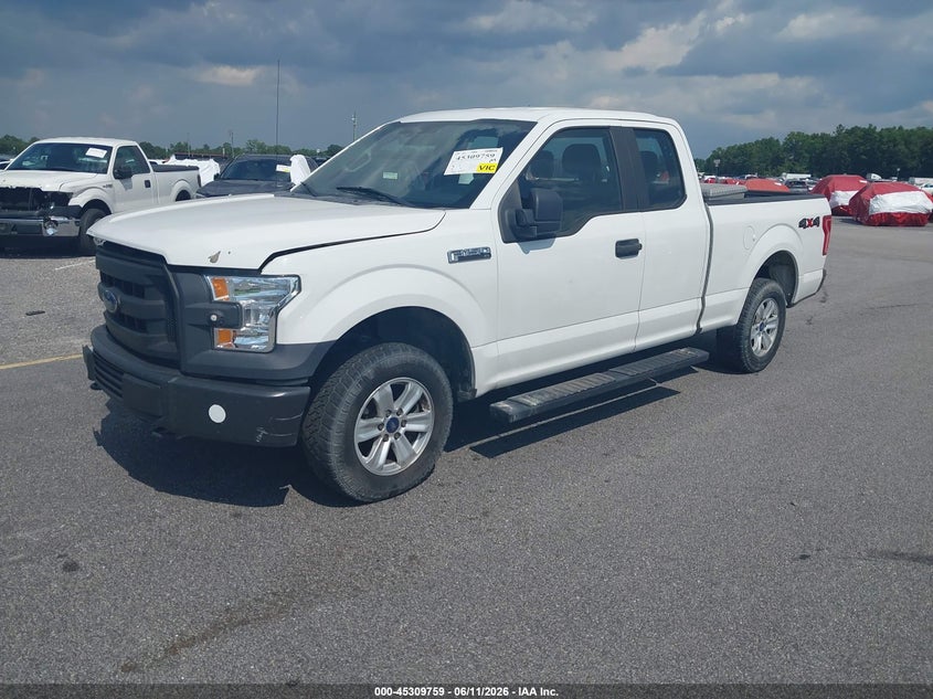 Vin: 1ftex1e89ffc95532, lot: 45807685, ford f-150 xl 20152