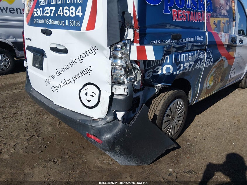 2020 Mercedes-Benz Metris VIN: WD3PG2EA5L3672138 Lot: 45309781
