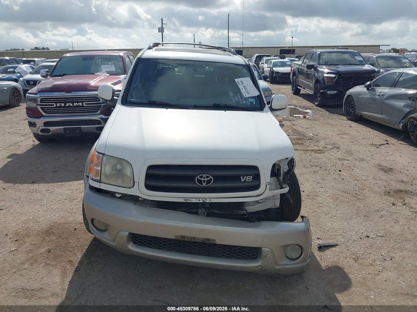 2002 Toyota Sequoia Sr5 V8 VIN: 5TDZT34A62S094999 Lot: 45309786