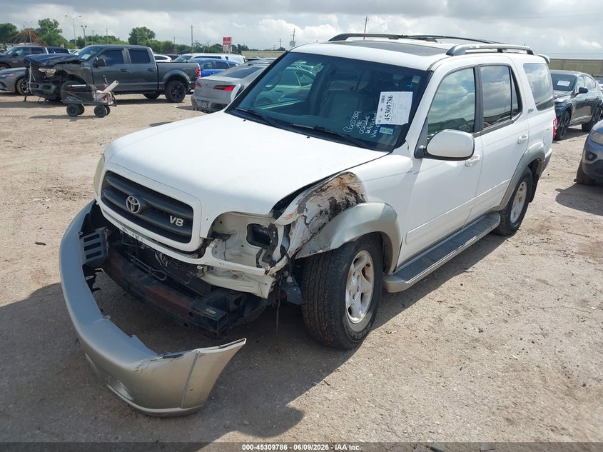 2002 Toyota Sequoia Sr5 V8 VIN: 5TDZT34A62S094999 Lot: 45309786