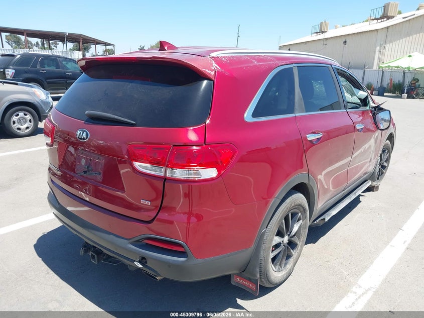 Vin: 5xypg4a33gg137920, lot: 45807722, kia sorento 2.4l lx 20164