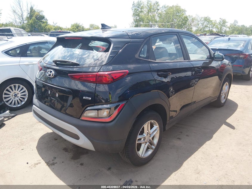Vin: km8k2cab4nu857177, lot: 45807763, hyundai kona se 20224