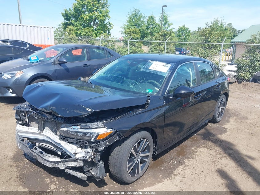 Vin: 19xfl2h52pe022709, lot: 45807764, honda civic lx 20232