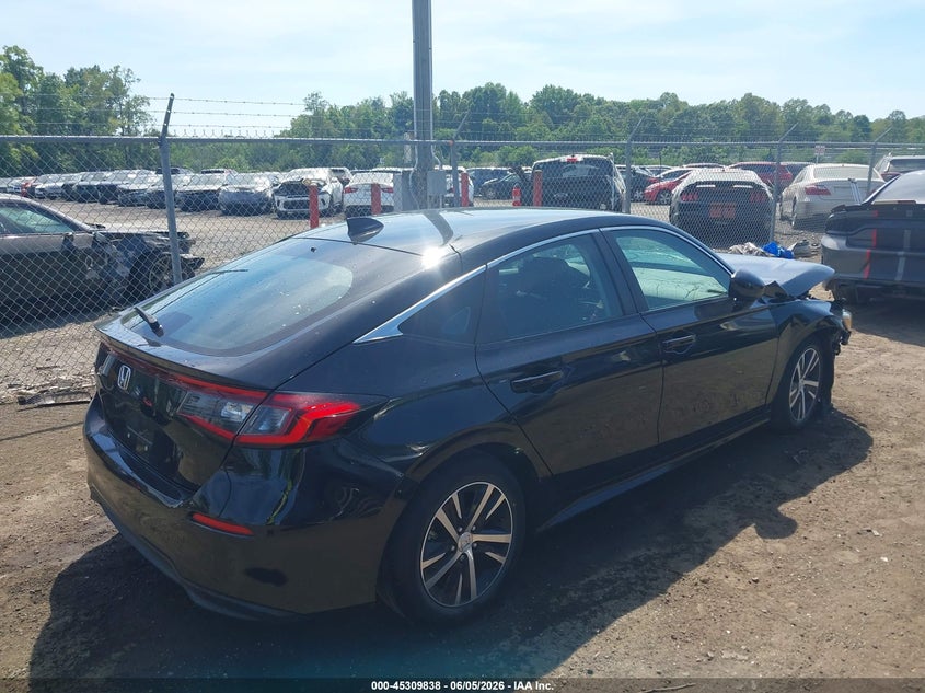 Vin: 19xfl2h52pe022709, lot: 45807764, honda civic lx 20234