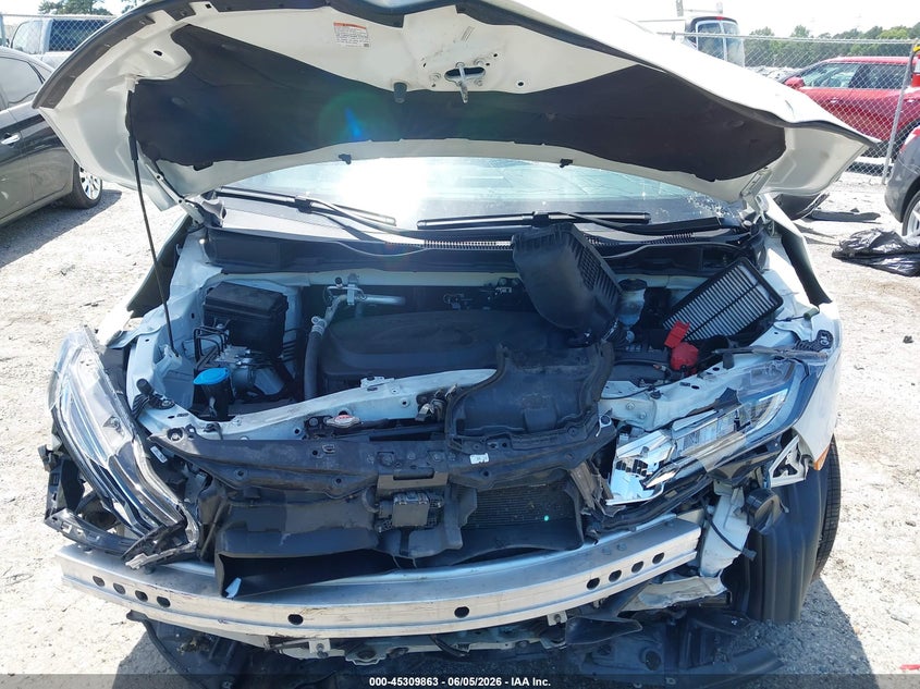 2022 Honda Odyssey Ex-L VIN: 5FNRL6H72NB045632 Lot: 45309863