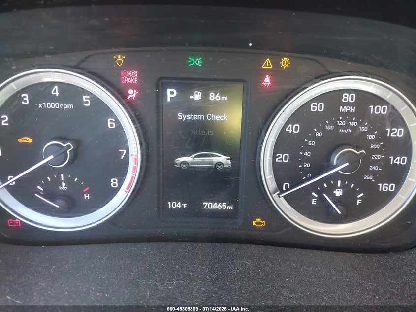 2018 HYUNDAI SONATA auction photo 7