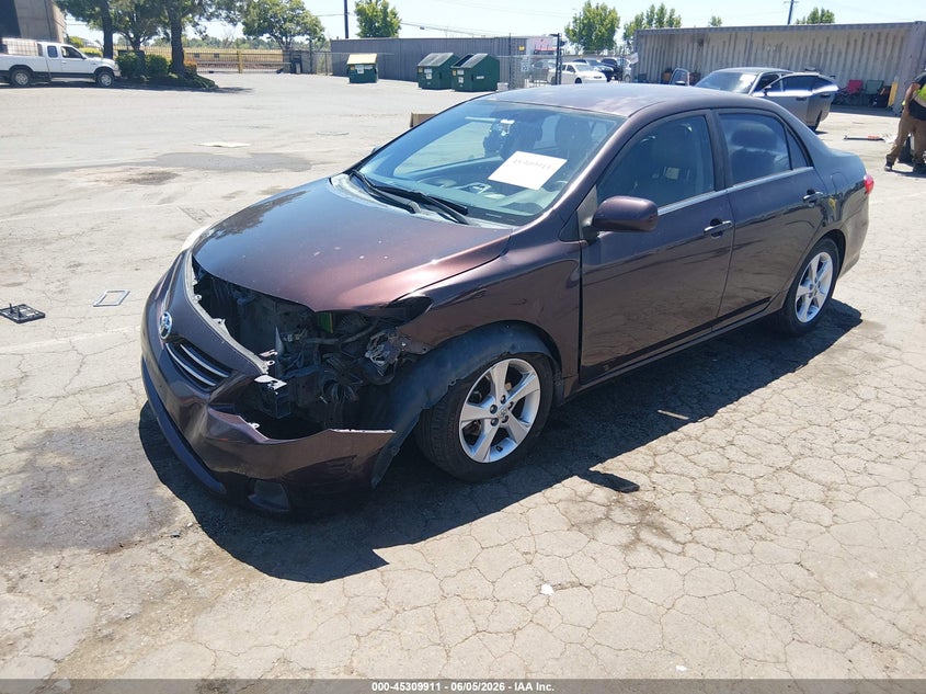 Vin: 2t1bu4ee9dc086848, lot: 45807837, toyota corolla le special edition 20132