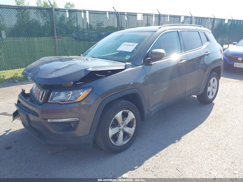 Vin: 3c4njdbb6kt800820, lot: 45807855, jeep compass latitude 4x4 20192