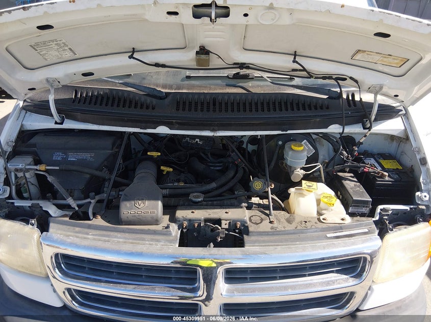 2002 Dodge Ram Wagon 2500 VIN: 2B4JB25Y02K107573 Lot: 45309951