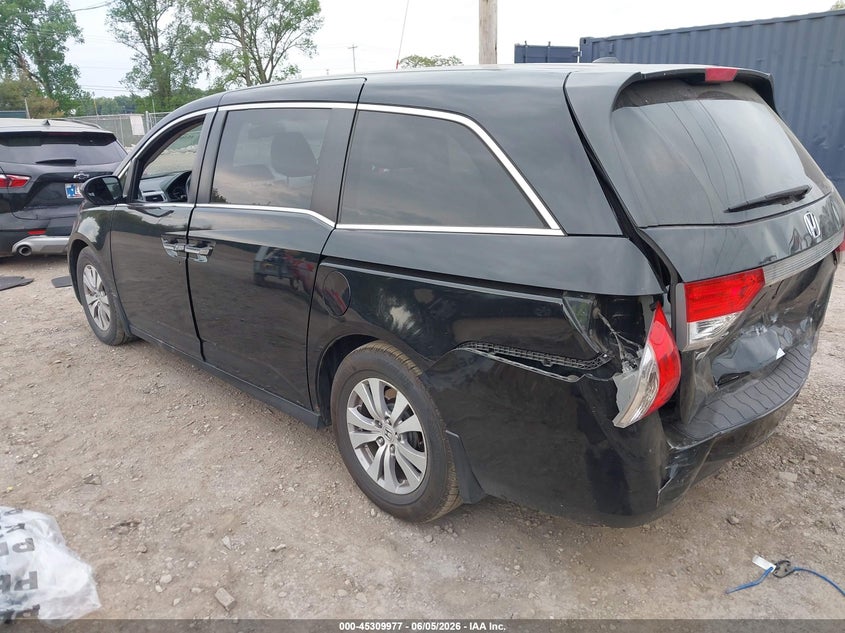 Vin: 5fnrl5h69eb101485, lot: 45807903, honda odyssey ex-l 20143