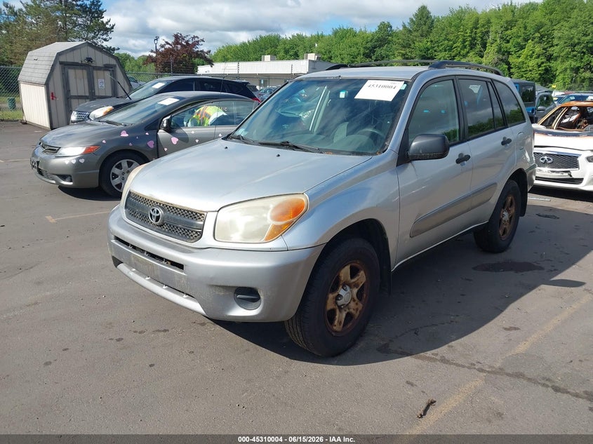2004 TOYOTA RAV 4 SPORT UTILITY VEHICLE 2.4L I-4 DOHC, VVT, 161HP