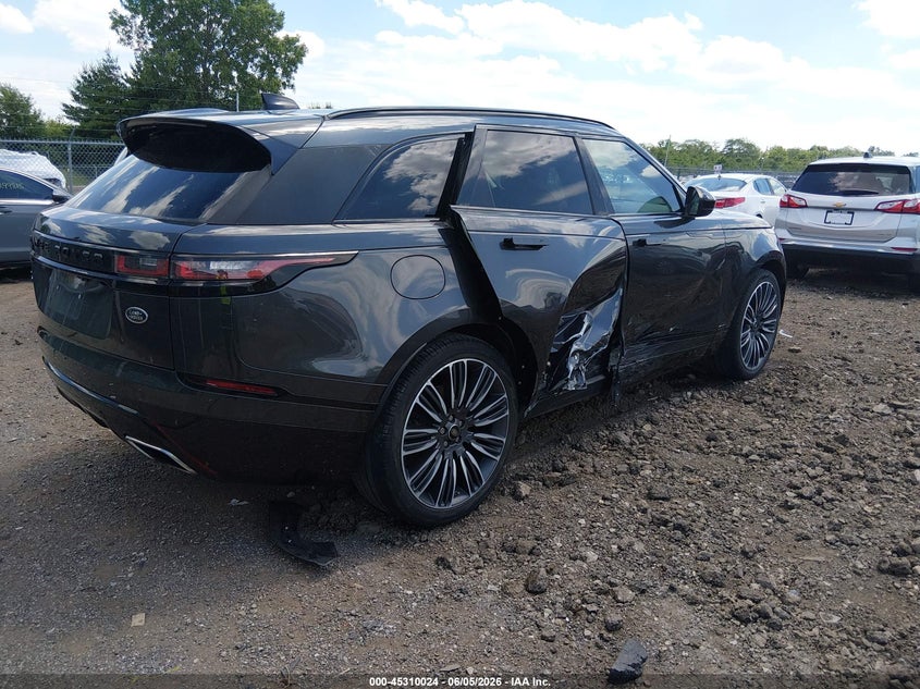 Vin: salyk2fv0la274110, lot: 45807950, land rover range rover velar p340 r-dynamic s 20204