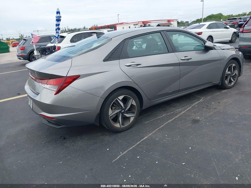 Vin: kmhls4ag9pu452537, lot: 45807977, hyundai elantra sel 20234