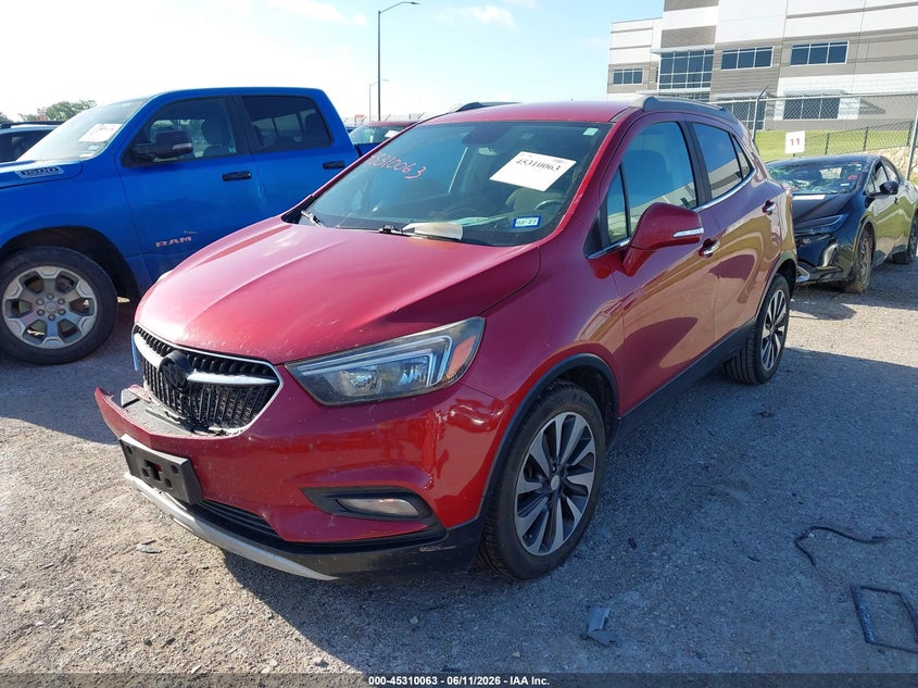 Vin: kl4cjbsb4hb126070, lot: 45807989, buick encore preferred ii 20172