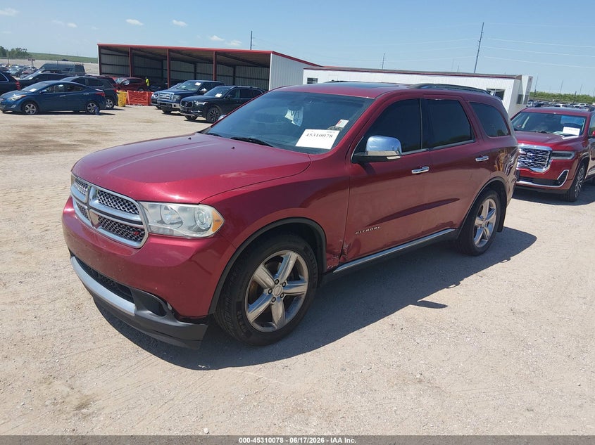Vin: 1c4rdjeg5dc666542, lot: 45808004, dodge durango citadel 20132
