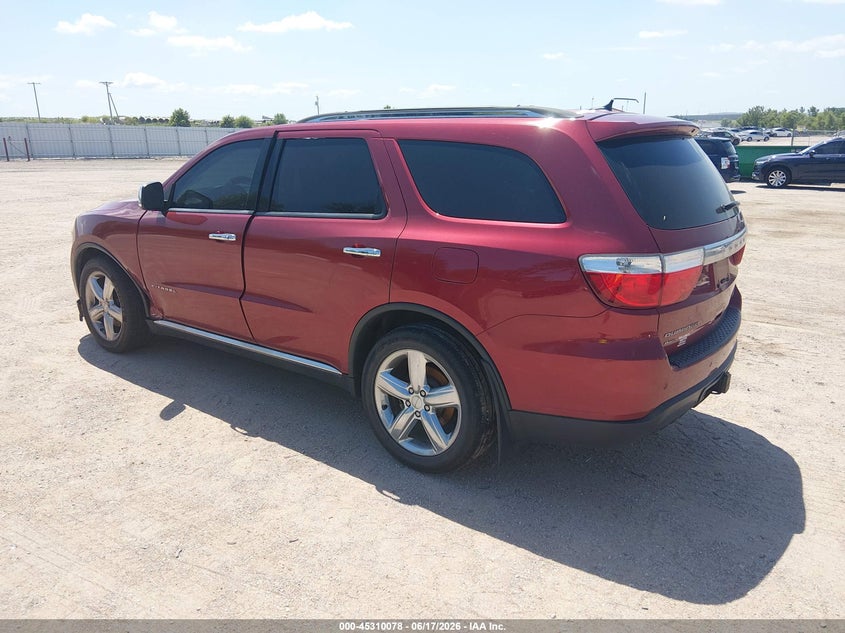 Vin: 1c4rdjeg5dc666542, lot: 45808004, dodge durango citadel 20133