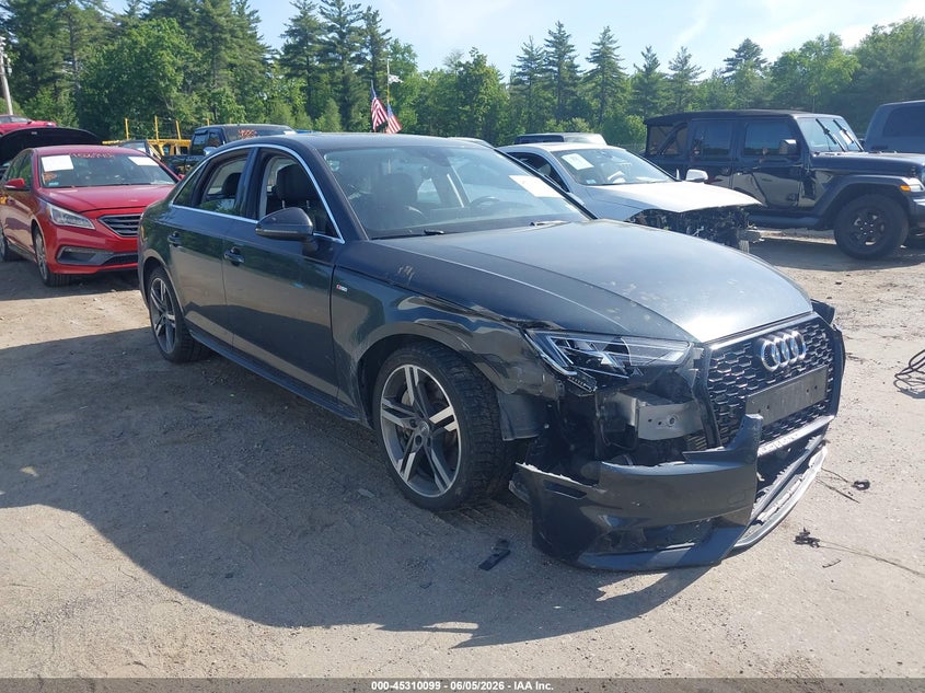 2018 Audi A4 2.0T Premium/2.0T Tech Premium VIN: WAUENAF41JA061034 Lot: 45310099