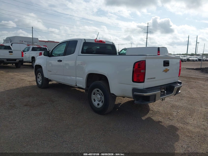 Vin: 1gchsbea0l1185434, lot: 45808035, chevrolet colorado 2wd  long box wt 20203
