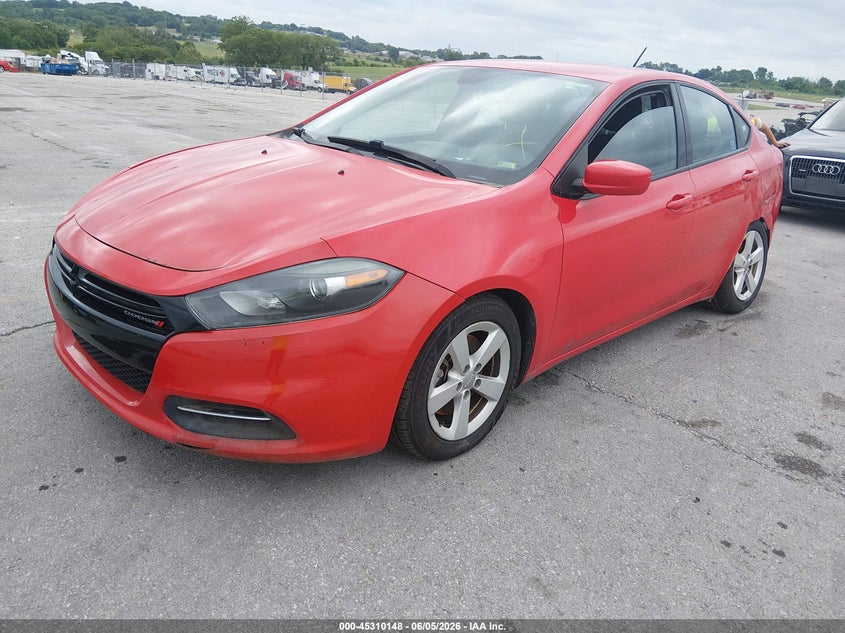 Vin: 1c3cdfbb5gd762329, lot: 45808074, dodge dart sxt 20162