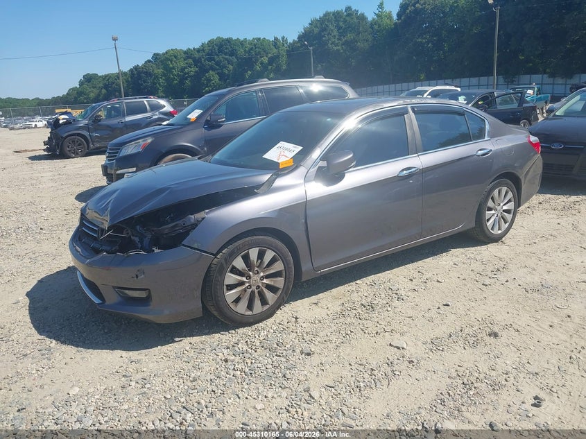 Vin: 1hgcr2f84ea301143, lot: 45808091, honda accord ex-l 20142