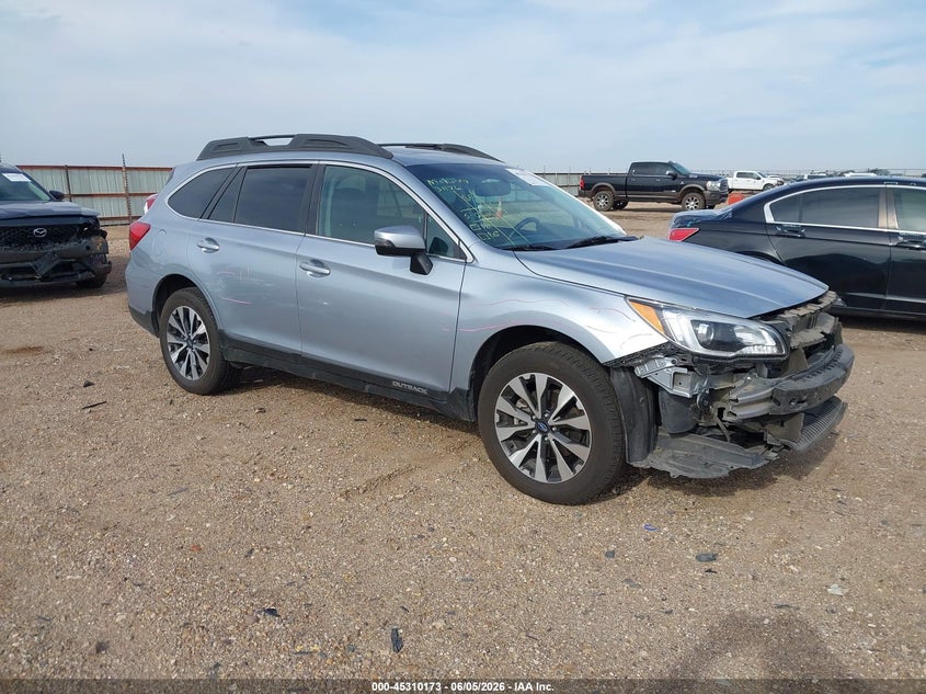 Vin: 4s4bsakc5h3320713, lot: 45808099, subaru outback 2.5i limited 2017 img_1
