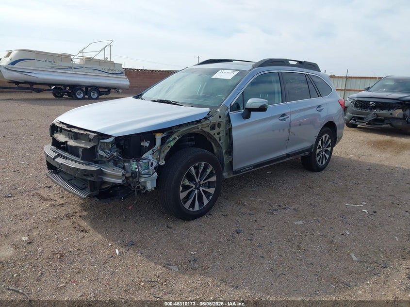 Vin: 4s4bsakc5h3320713, lot: 45808099, subaru outback 2.5i limited 20172