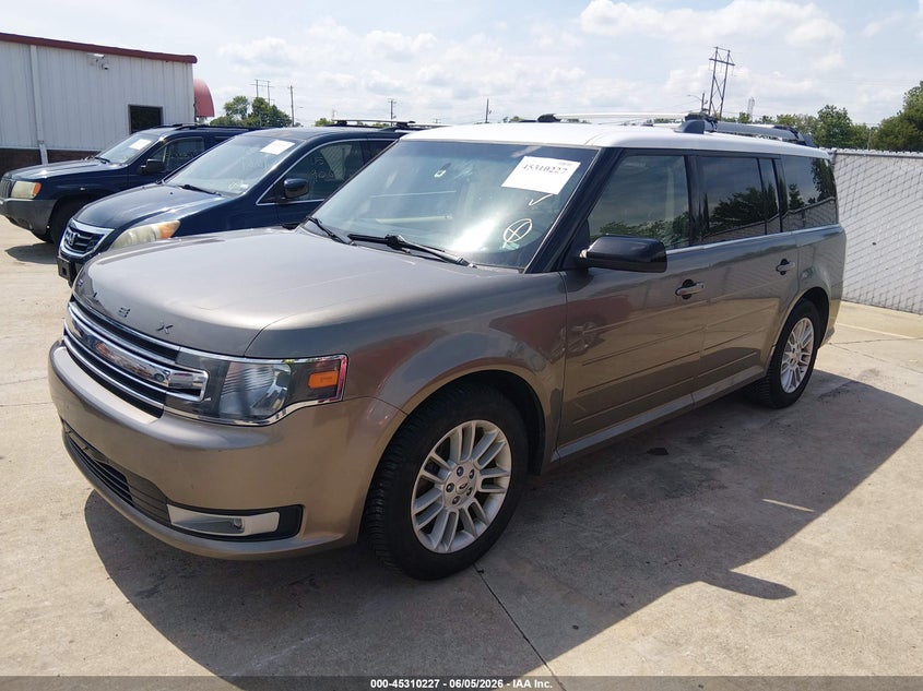 Vin: 2fmgk5c89ebd39008, lot: 45808153, ford flex sel 20142
