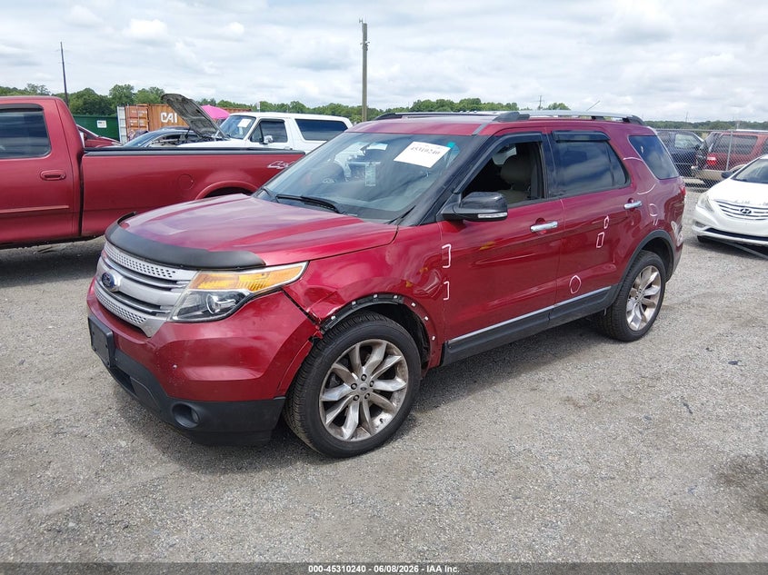 Vin: 1fm5k8d87ega58258, lot: 45808166, ford explorer xlt 20142