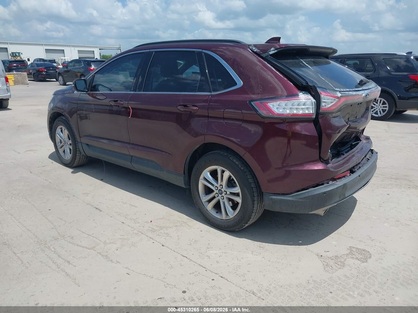 Vin: 2fmpk3j83hbc63099, lot: 45808191, ford edge sel 20173