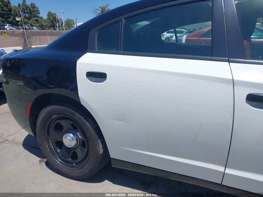 2018 Dodge Charger Police Rwd VIN: 2C3CDXAT5JH238916 Lot: 45310269