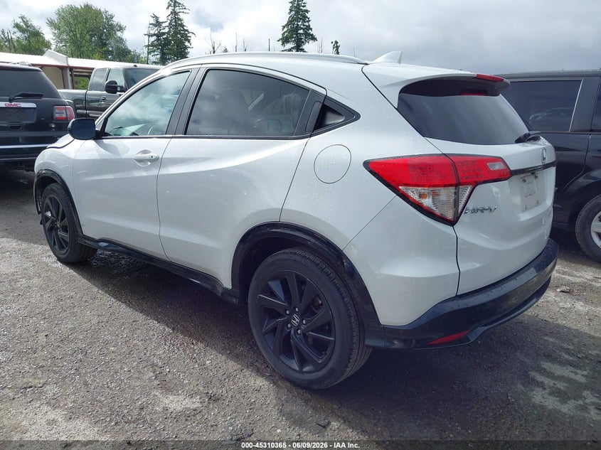 Vin: 3czru6h12mm736897, lot: 45808291, honda hr-v awd sport 20213