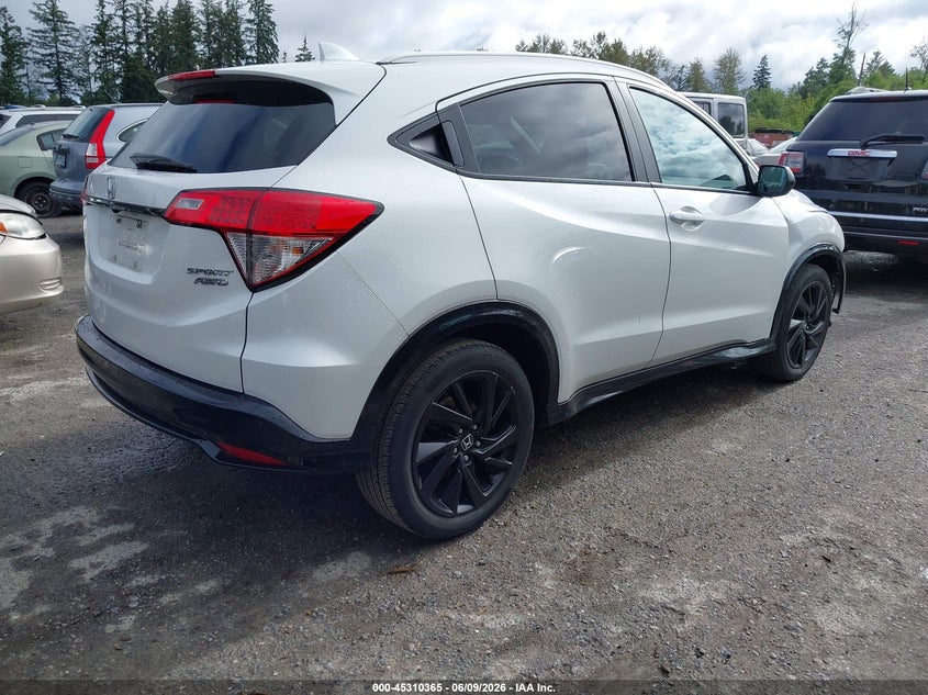 Vin: 3czru6h12mm736897, lot: 45808291, honda hr-v awd sport 20214