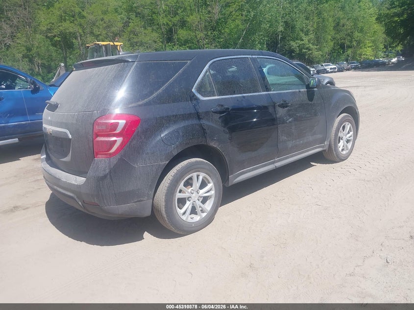 Vin: 2gnfleek6h6323505, lot: 45808304, chevrolet equinox ls 20174
