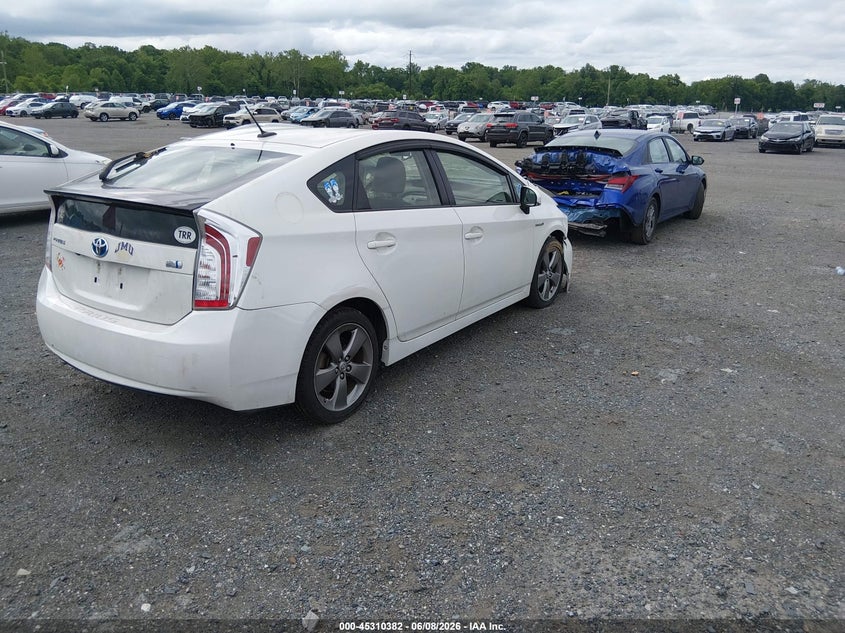 Vin: jtdkn3du2f0425740, lot: 45808308, toyota prius persona series special edition 20154