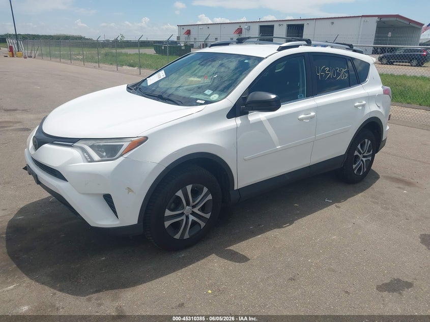 Vin: 2t3bfrevxhw666354, lot: 45808311, toyota rav4 le 20172