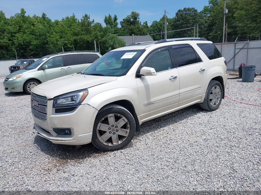 Vin: 1gkkvtkd7ej343387, lot: 45808322, gmc acadia denali 20142