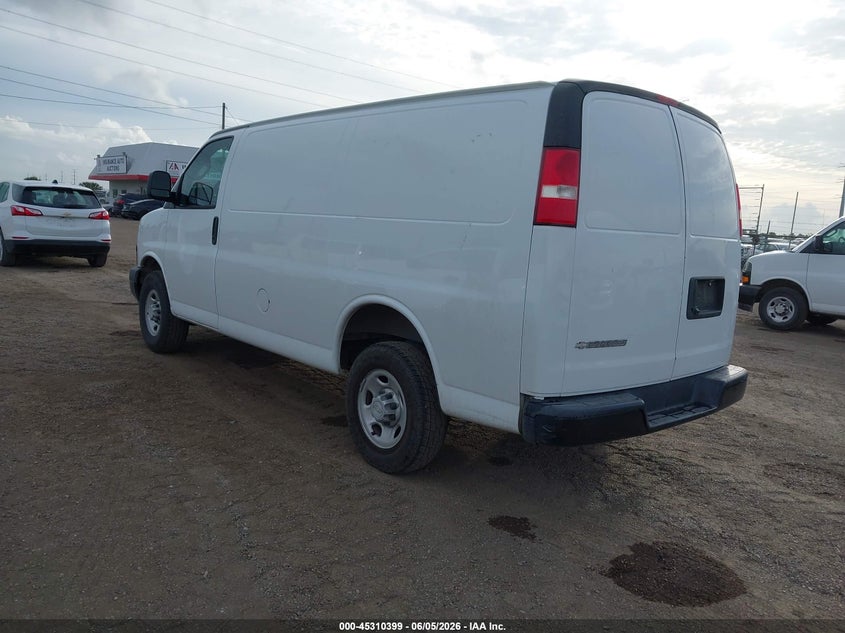 Vin: 1gcwgafp8l1176549, lot: 45808325, chevrolet express cargo rwd 2500 regular wheelbase wt 20203