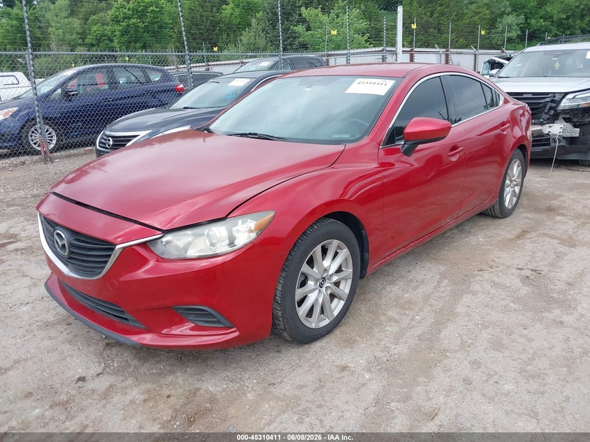 Vin: jm1gj1u69f1176080, lot: 45808337, mazda mazda6 i sport 20152